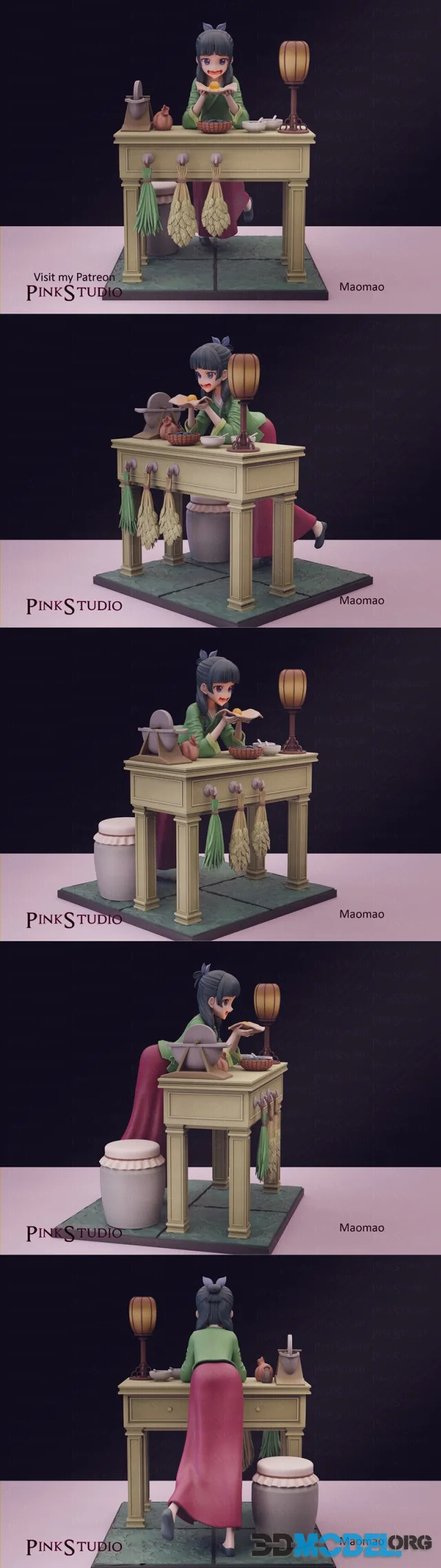 Pink Studio - The Apothecary Diaries - Maomao – Printable