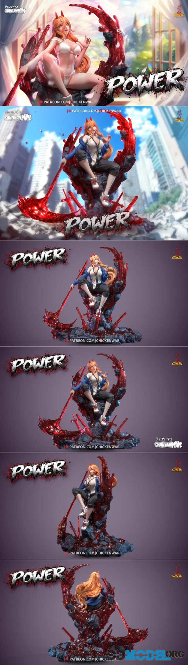 CW Studio - Chainsaw Man - Power – Printable