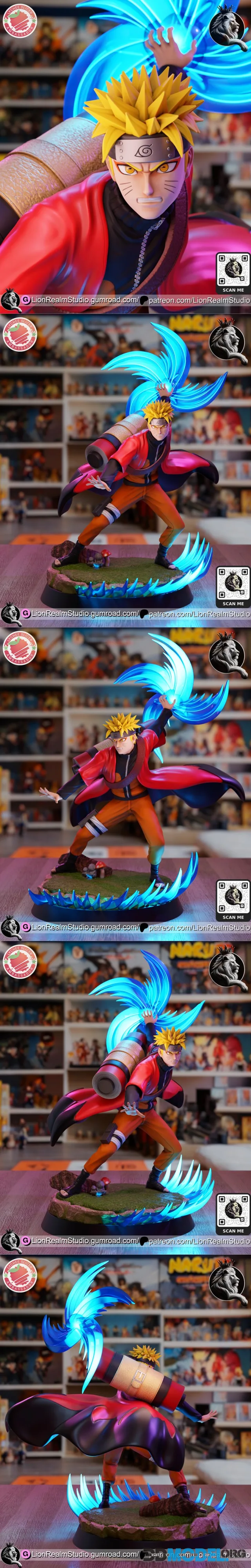 LionRealm Studio - Naruto - Naruto Uzumaki – Printable