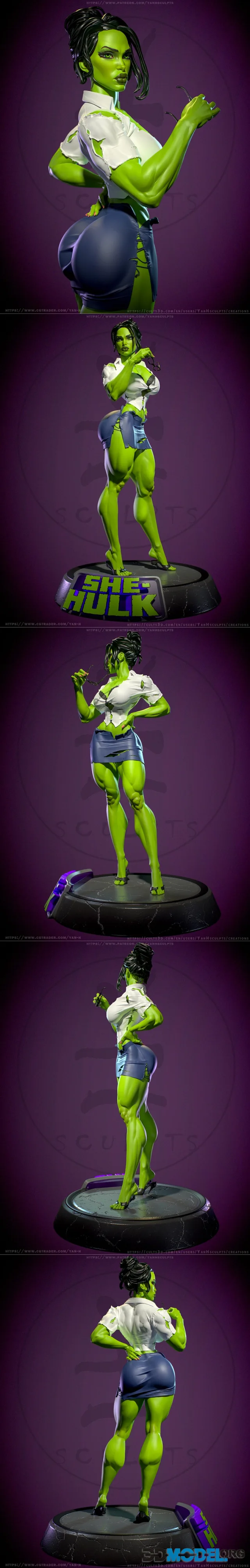 Yan-H - Marvel - She-Hulk – Printable