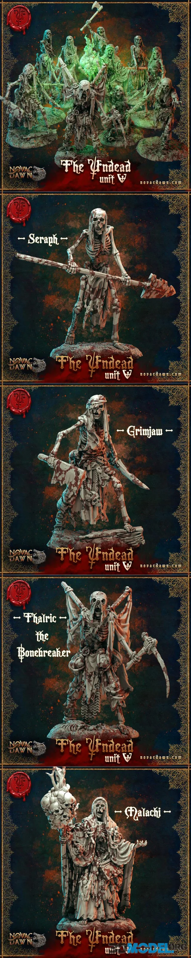 Novac Dawn - The Undead - Unit V – Printable