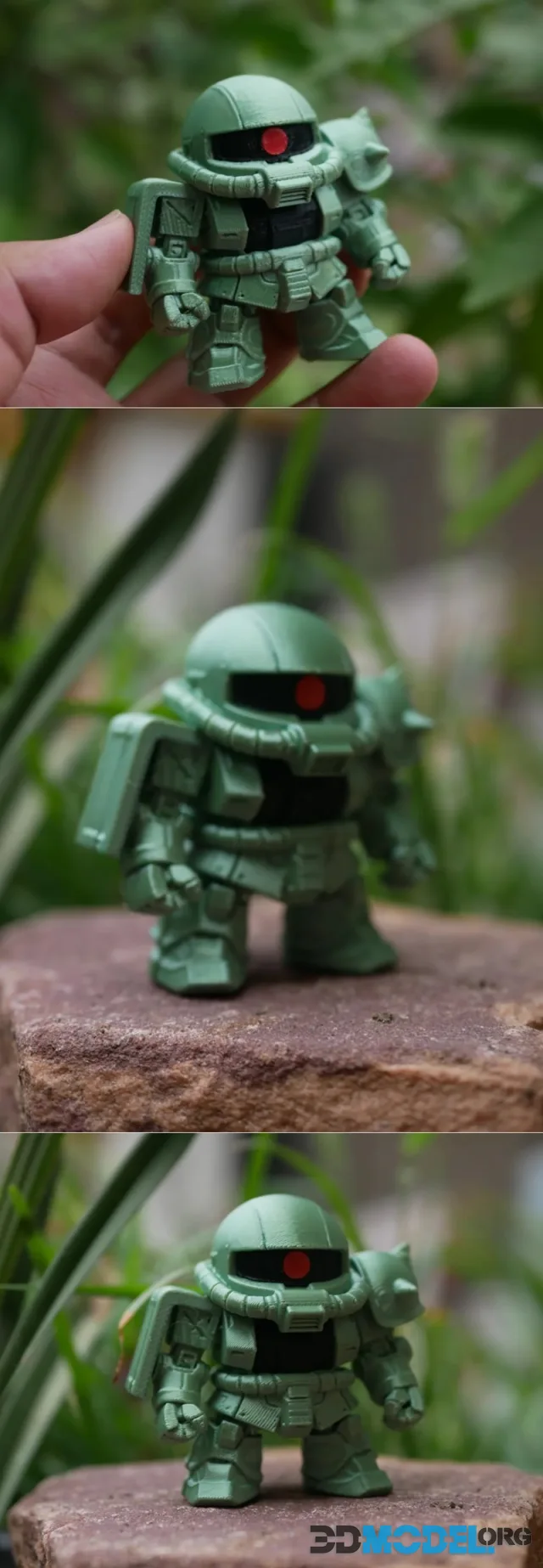 SD Zaku Figurine – Printable