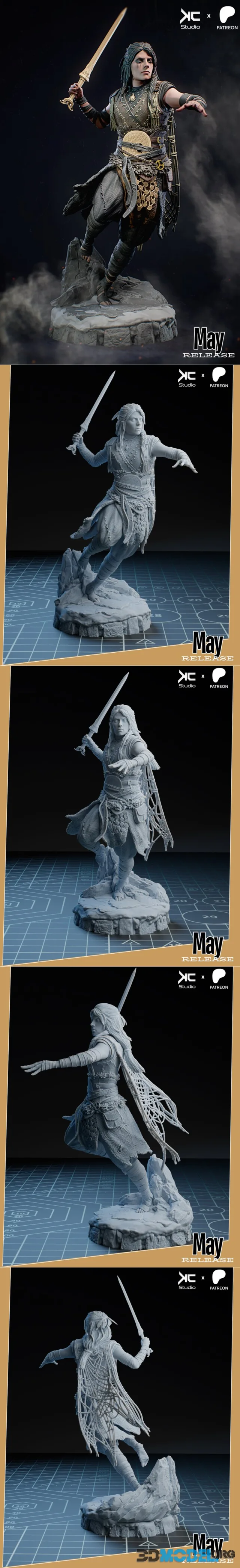 KcStudio - Freya - God Of War – Printable