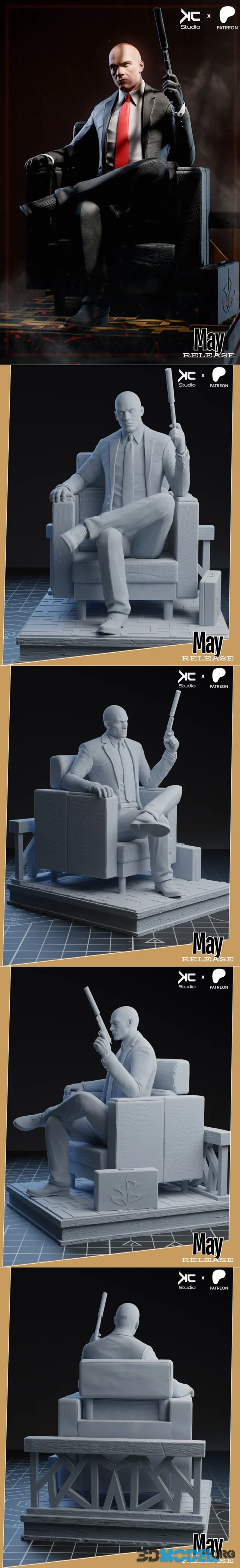 KcStudio - Agent 47 - Hitman – Printable