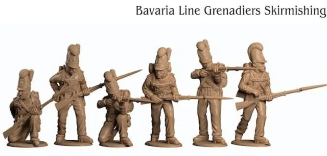 Bavarian Line Light Grenadiers Skirmishing – Printable