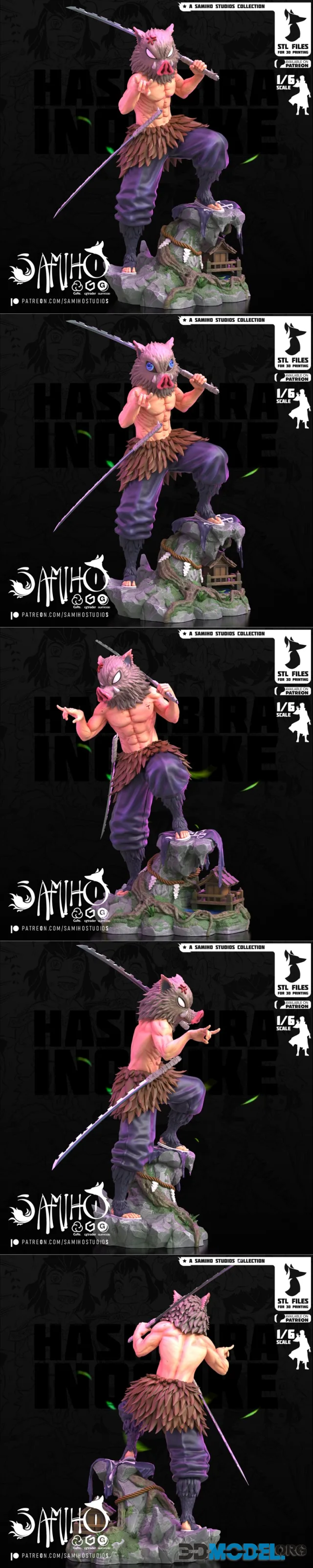 Samiho Studios - Hashibira Inosuke – Printable