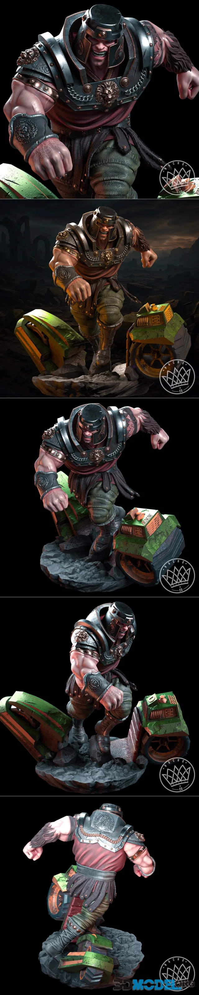 Fan Art - Ram Man from MOTU Statue – Printable