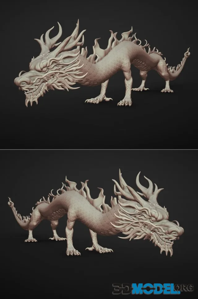 Asian Dragon – Printable