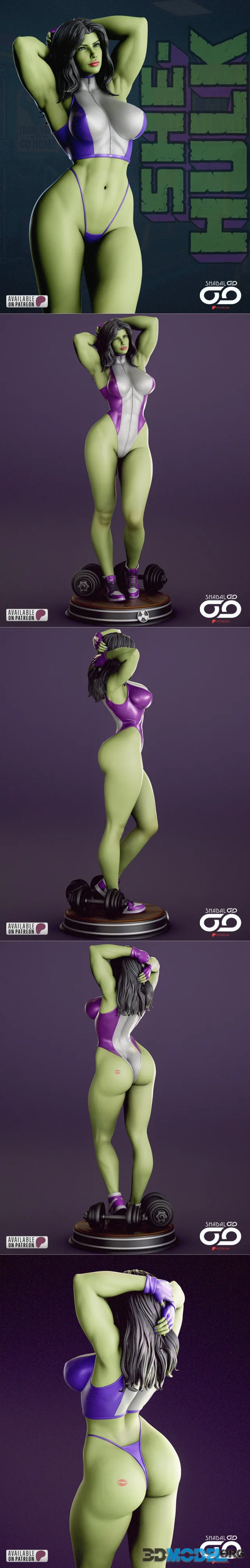 Shadaloo Studios - Marvel - She-Hulk – Printable