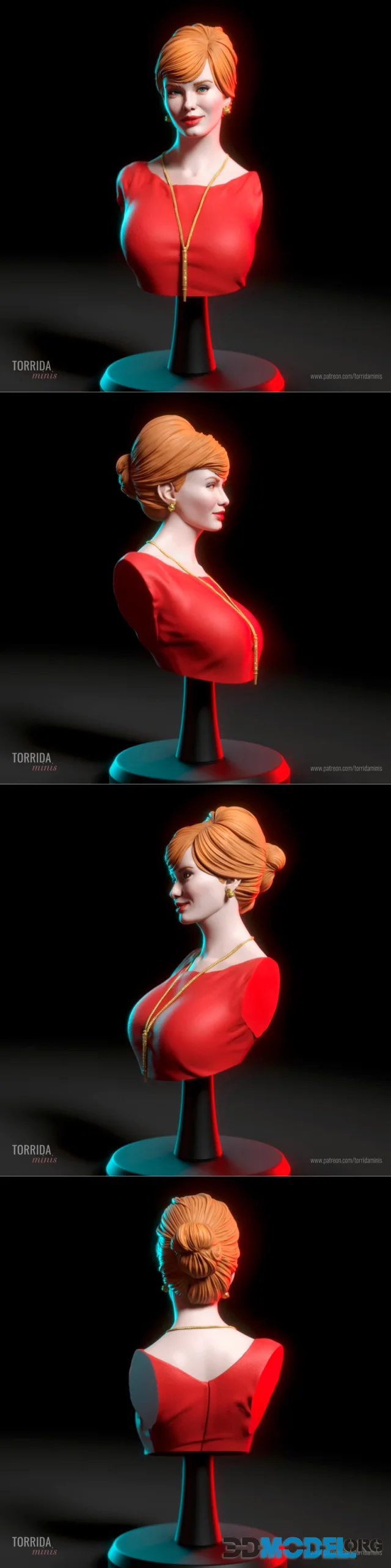 Torrida Minis - Joan Bust – Printable