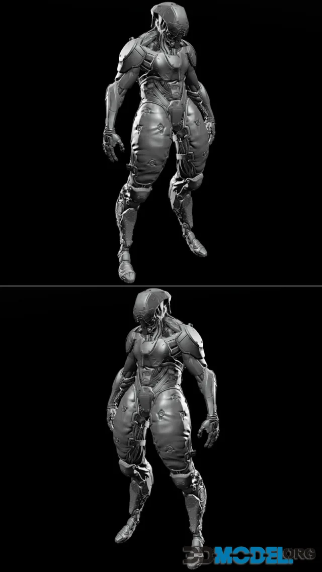 Sci-Fi Droid 02 – Printable