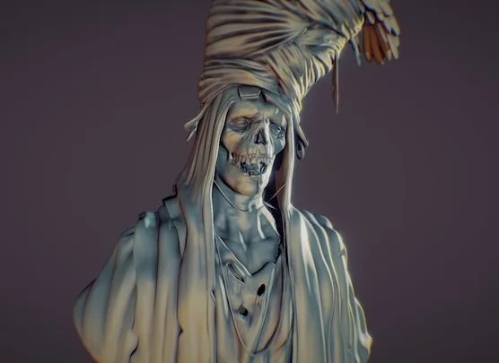 Turban Mummy Sketches (PBR)