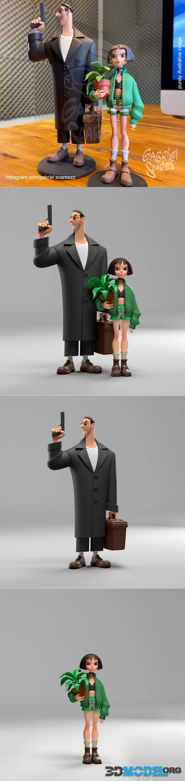 Leon and Matilda by Gabriel Soares – Printable