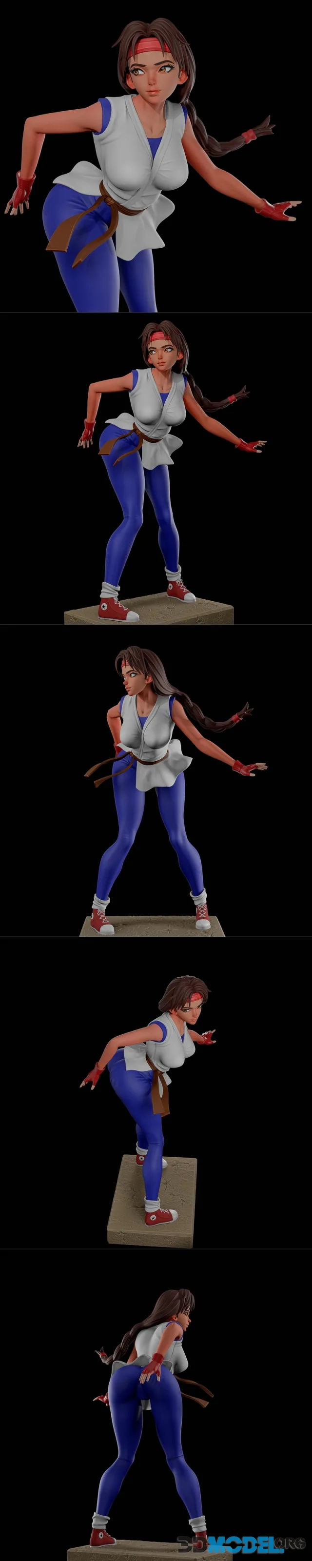 3dMomoji - Yuri SakaZaki KOF – Printable