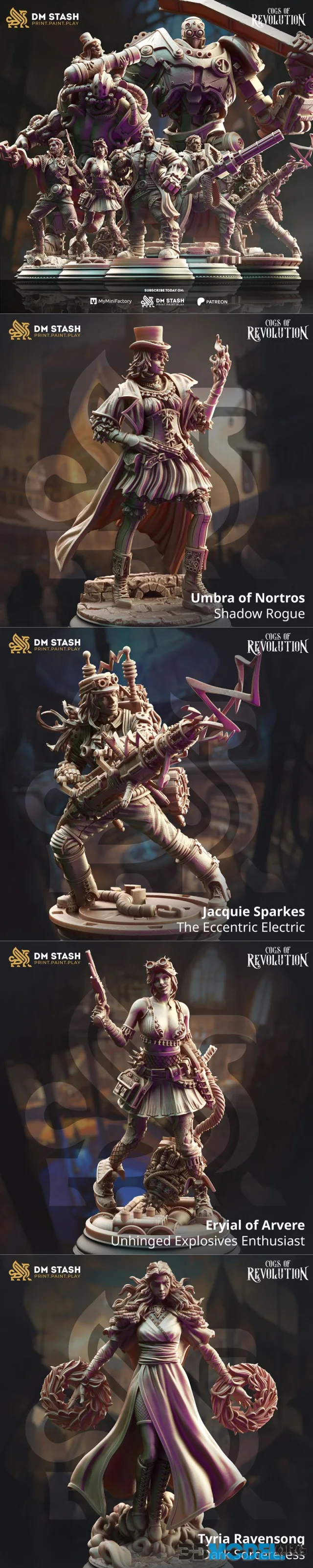 DM Stash - Cogs of Revolution – Printable