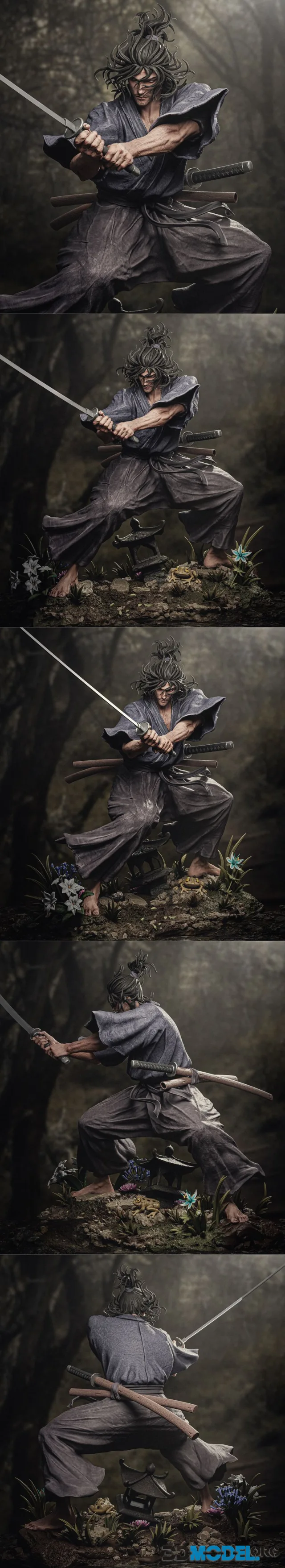 CA 3D Studios - Musashi Miyamoto – Printable