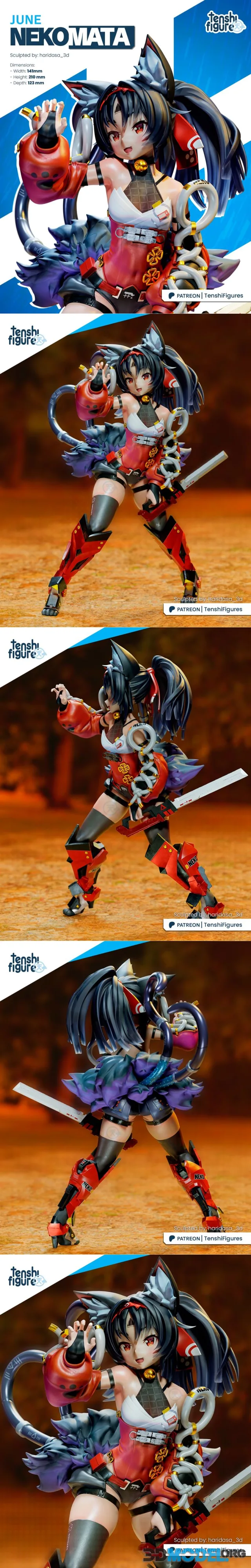 Tenshi Figures - Zenless Zone Zero - Nekomiya Mana – Printable