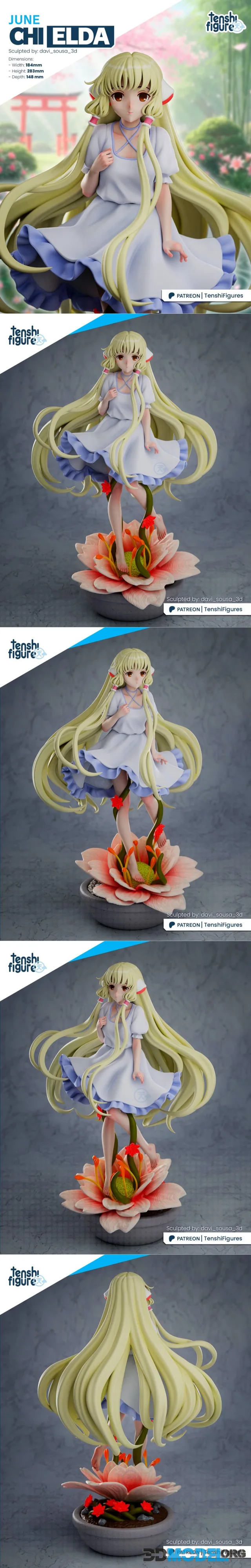 Tenshi Figures - Chobits - Chi – Printable