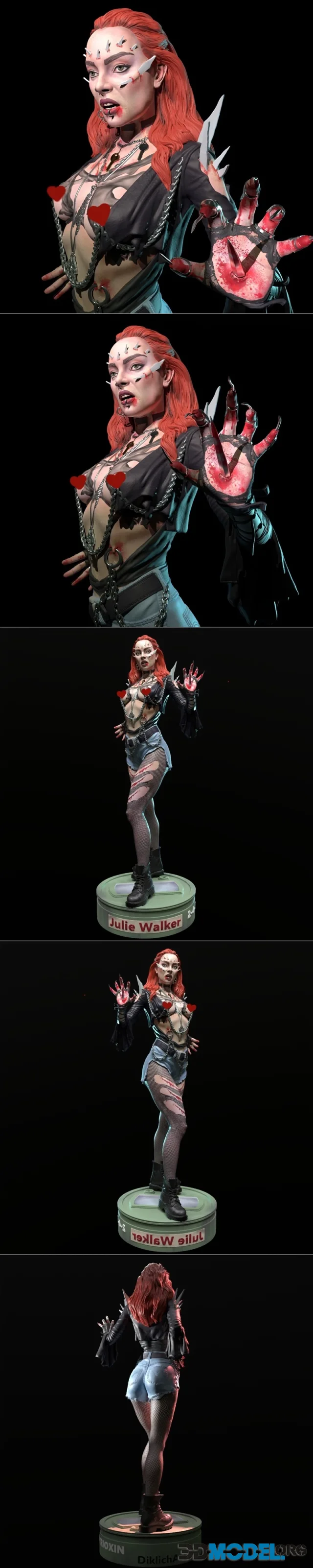 Diklichart - Julie Walker - Return of the Living Dead 3 – Printable