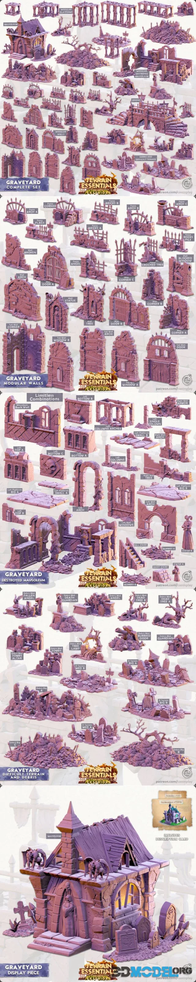 3-Graveyard Set – Printable