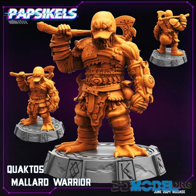 Quacktos Mallard Warrior – Printable