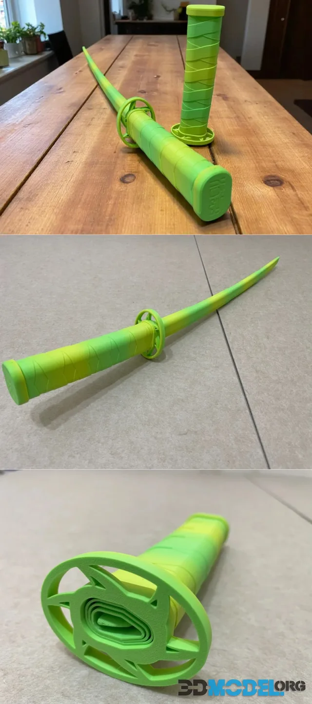 Collapsing Katana - Forbearance Blade – Printable