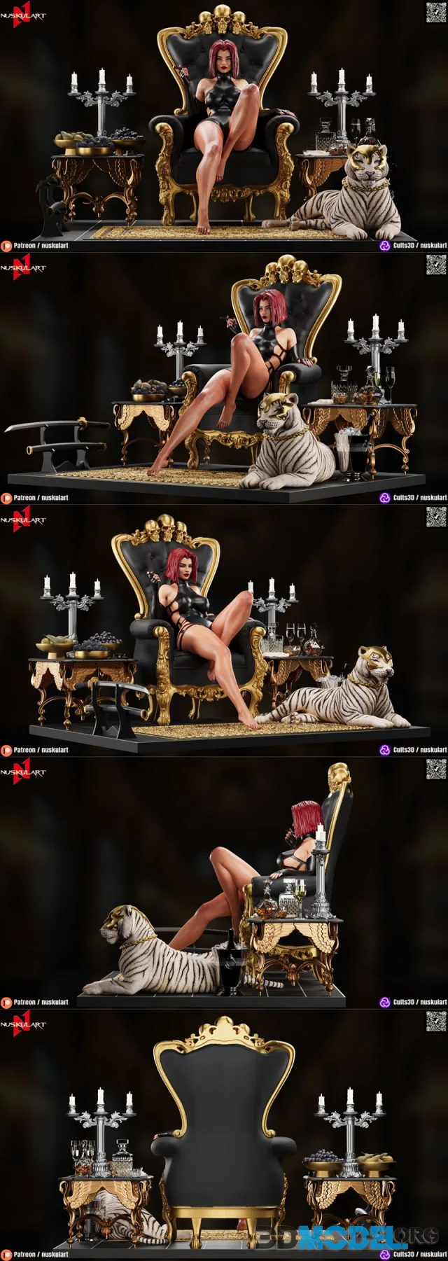 Nuskul Art - Blood Rayne - Baroque Edition – Printable