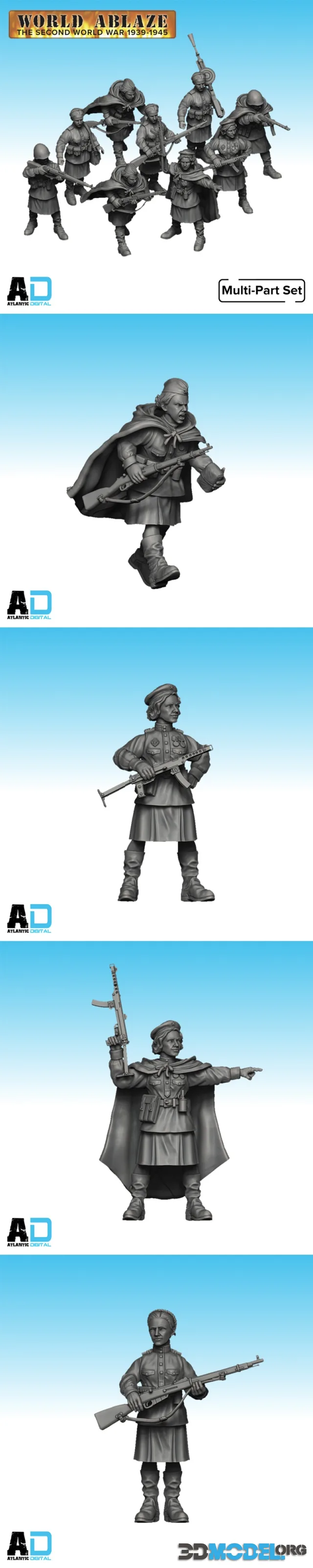 Female soviet Patrol 1943-45 – Printable