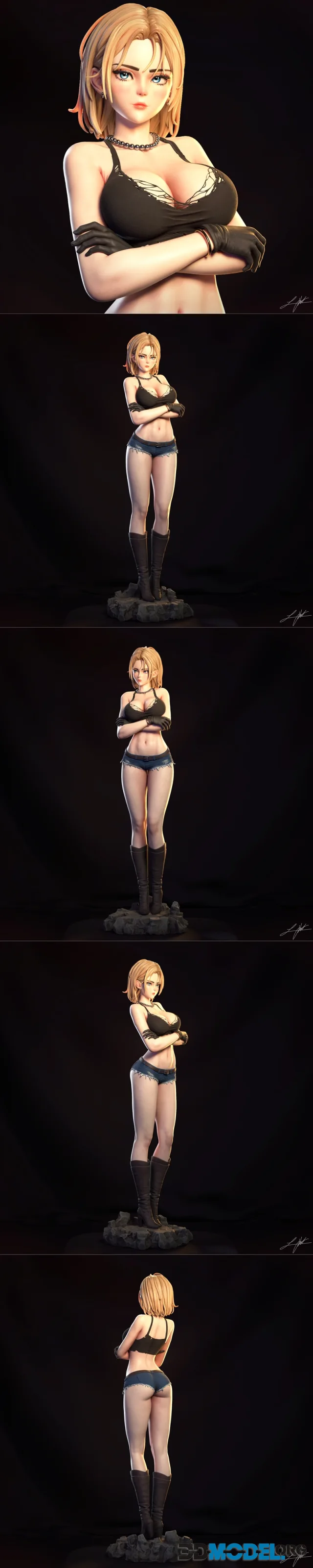 Abe3D - Android 18 – Printable