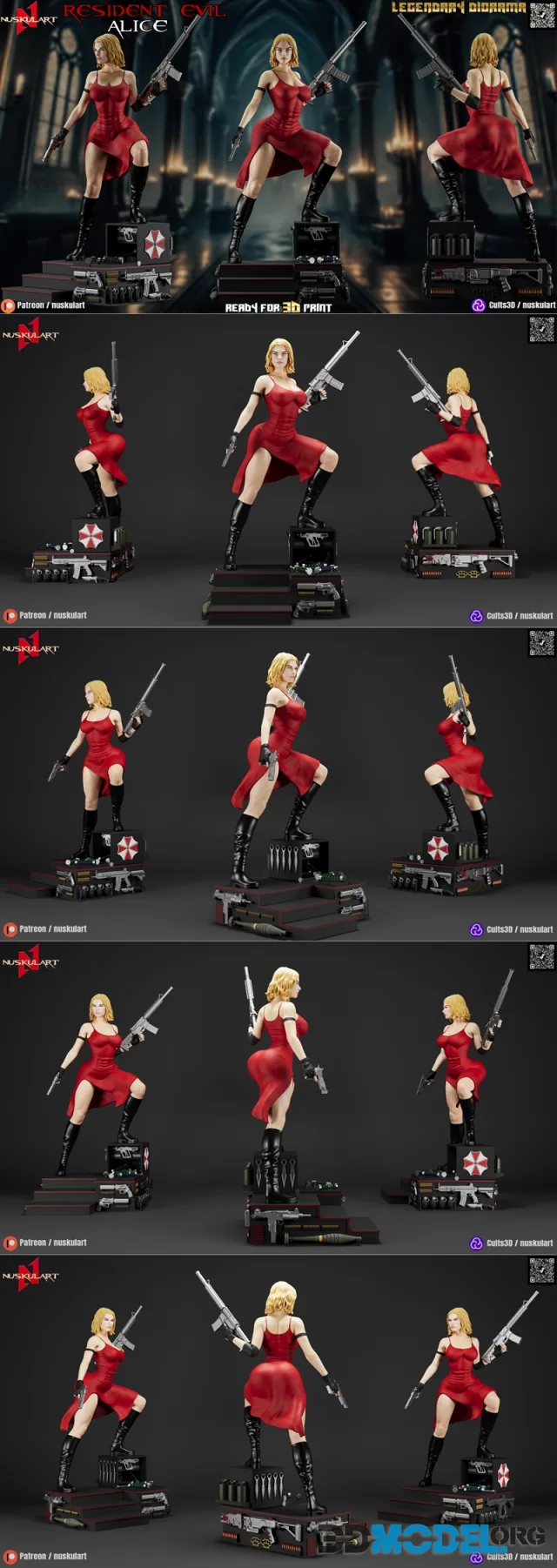 Nuskul Art - Alice - Resident Evil – Printable