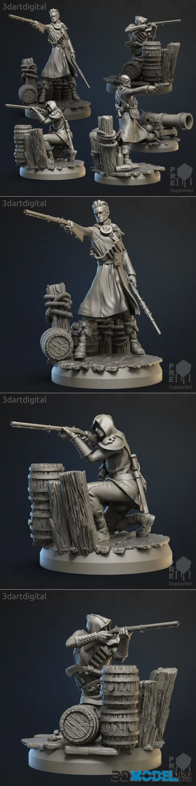 Male Gunners – Printable