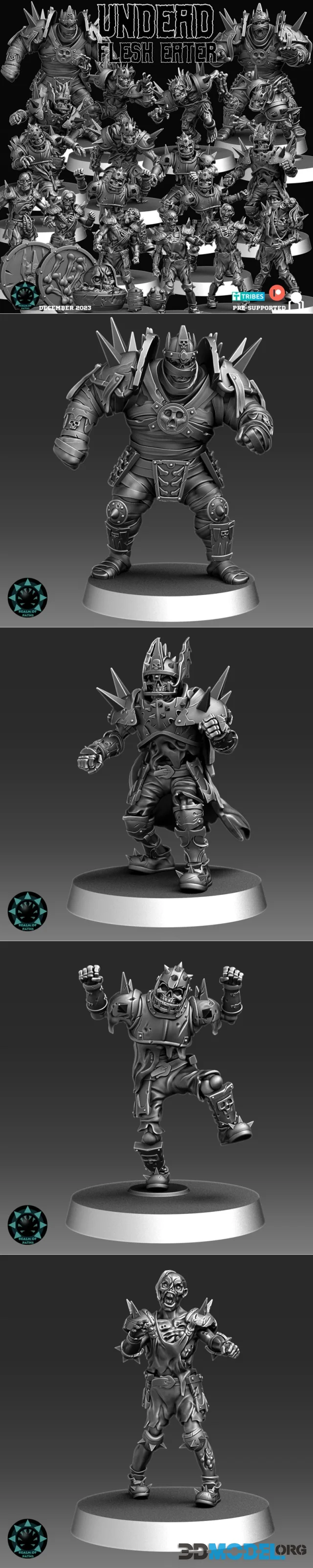 Realm of Paths - UNDEAD - Flesh Eater - Fantasy Football – Printable