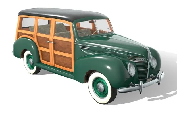1938 Vairogs V8 Woody Wagon (Ford Based) (PBR)