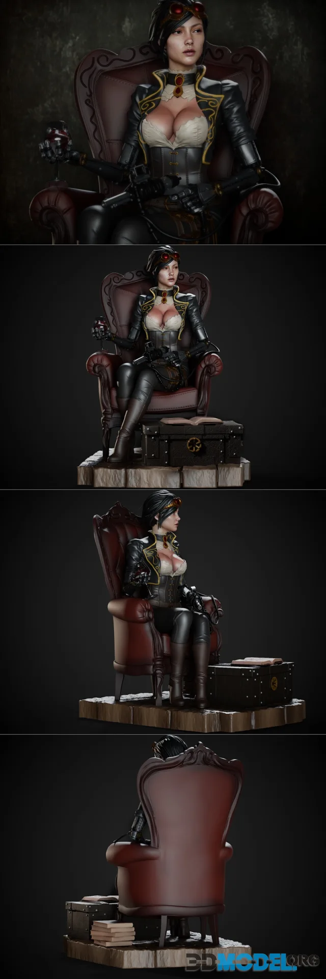 CA 3D Studios - Lady Mechanika – Printable
