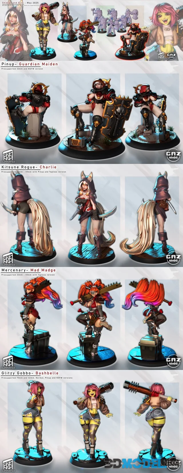 Gaz Minis May 2025 – Printable