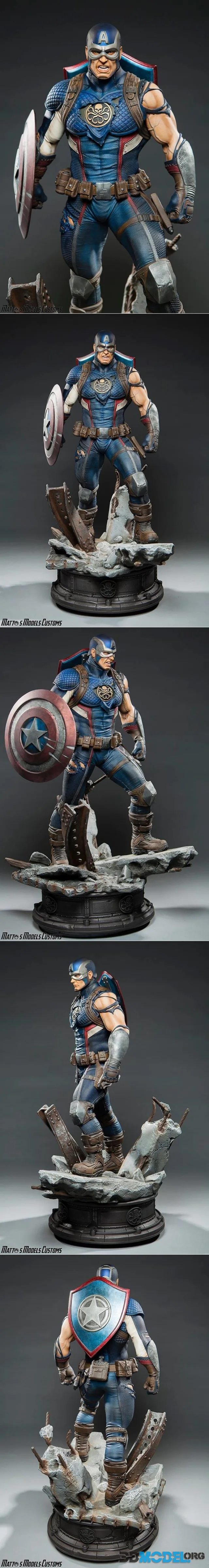 Matt's Models Customs- Hydra Captain America – Printable