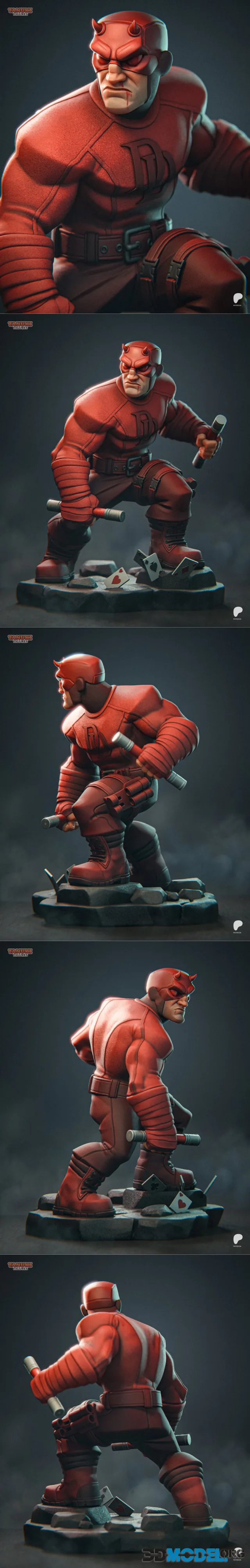 Tanuki Figures - Daredevil Toon – Printable