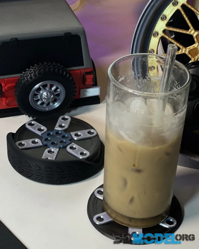 Thangs Wheel Coaster Set – Printable