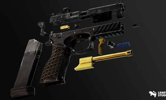 (5) FPS 4K Custom Modern Handguns - VOL.4 ( Modern Handguns Tactical Pistols )