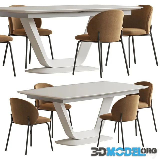 Alicante table Princeton chair Boconcept