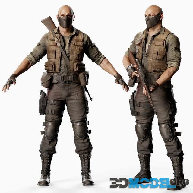 Bad Guy 3d game character