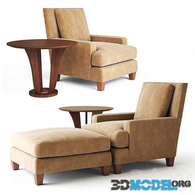 Baker Barbara Barry Chair and Table