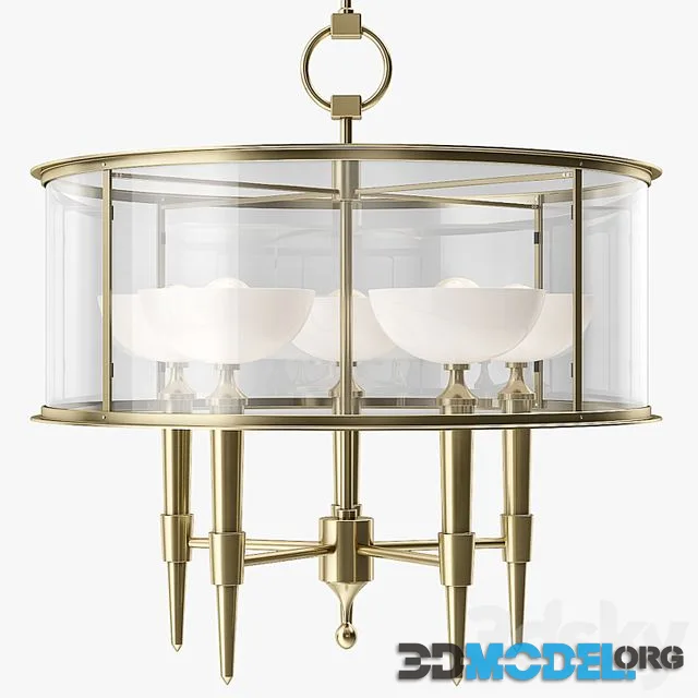 Baker Coupelle Chandelier - Five Arm