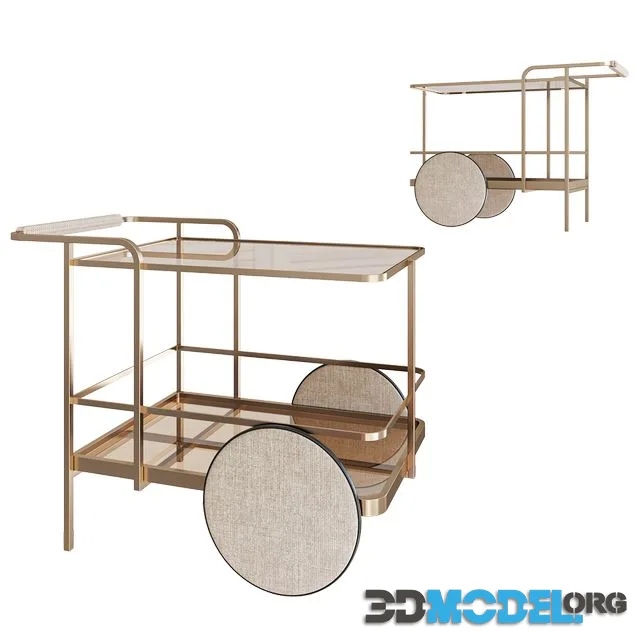 Bar Trolley Convivier by Paolo Castelli