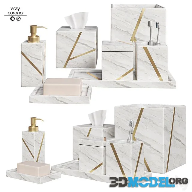 Bathroom accessories set_03