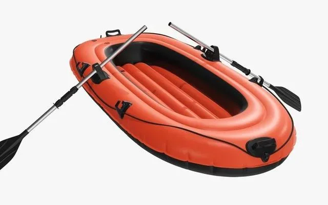 Boat inflatable 01 orange (PBR)