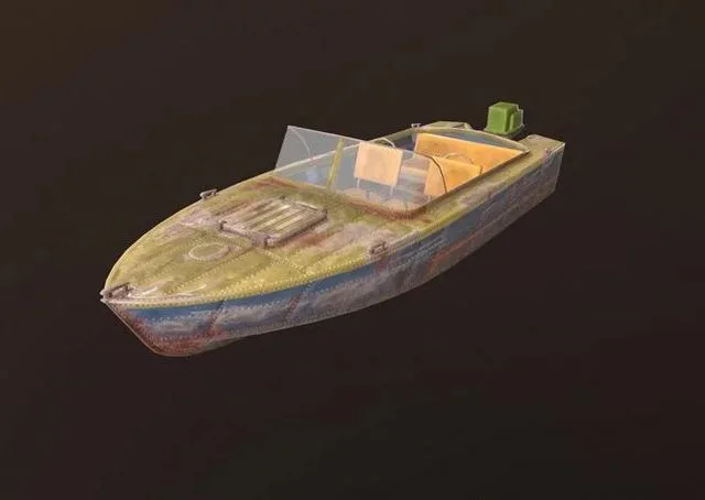 Boat Progress 2 Low-poly (PBR)