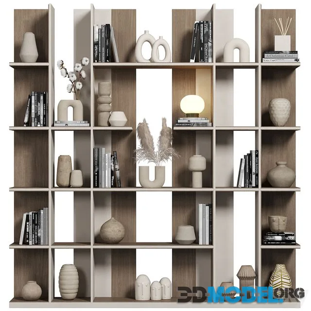 Cabinet with shelves 080