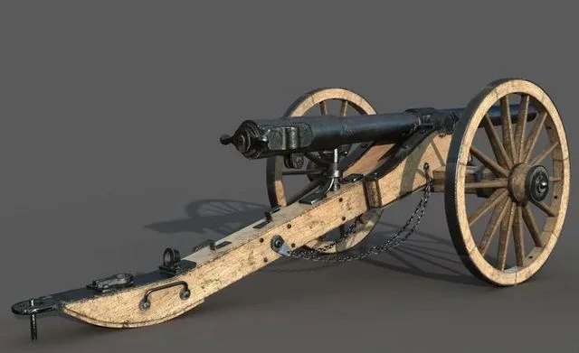 Cannon old Low-poly (PBR)