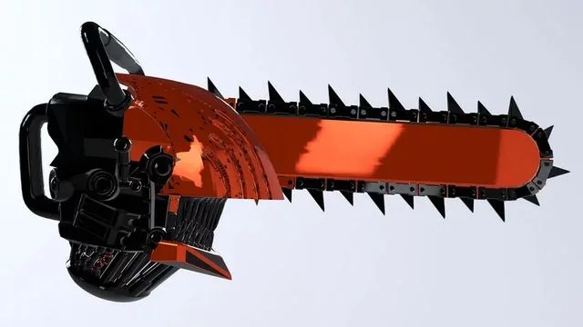 Chainsaw Man head Low-poly (PBR)